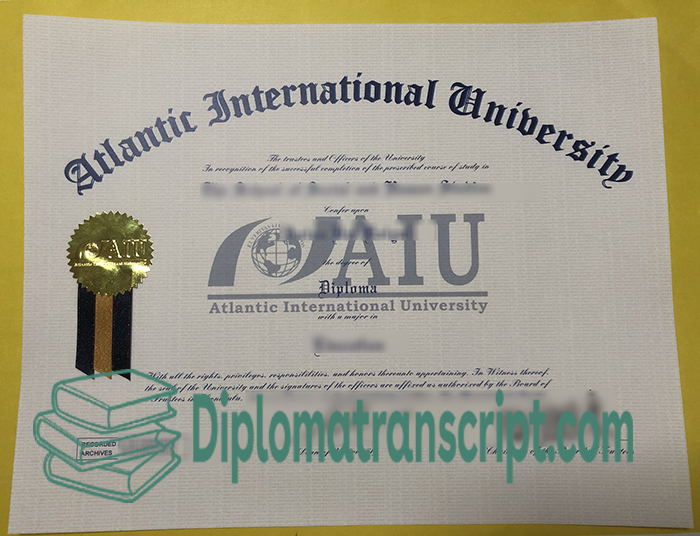 Atlantic International University diploma