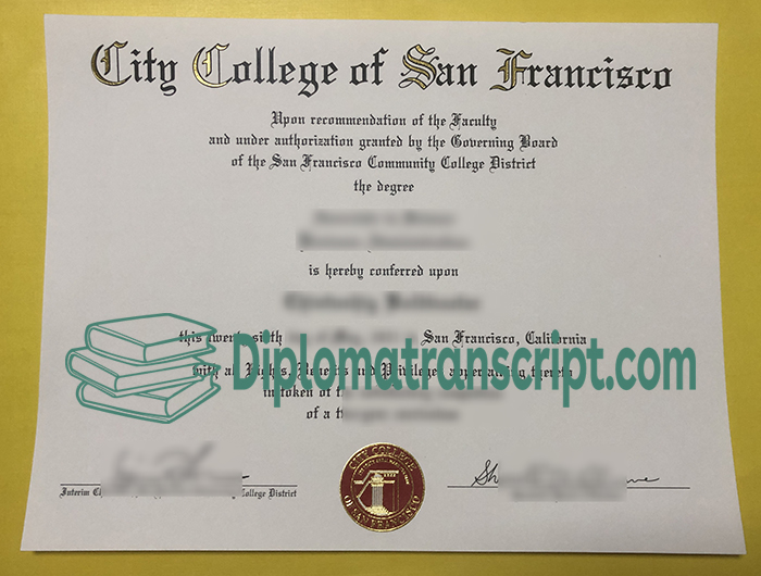 CCSF Diploma