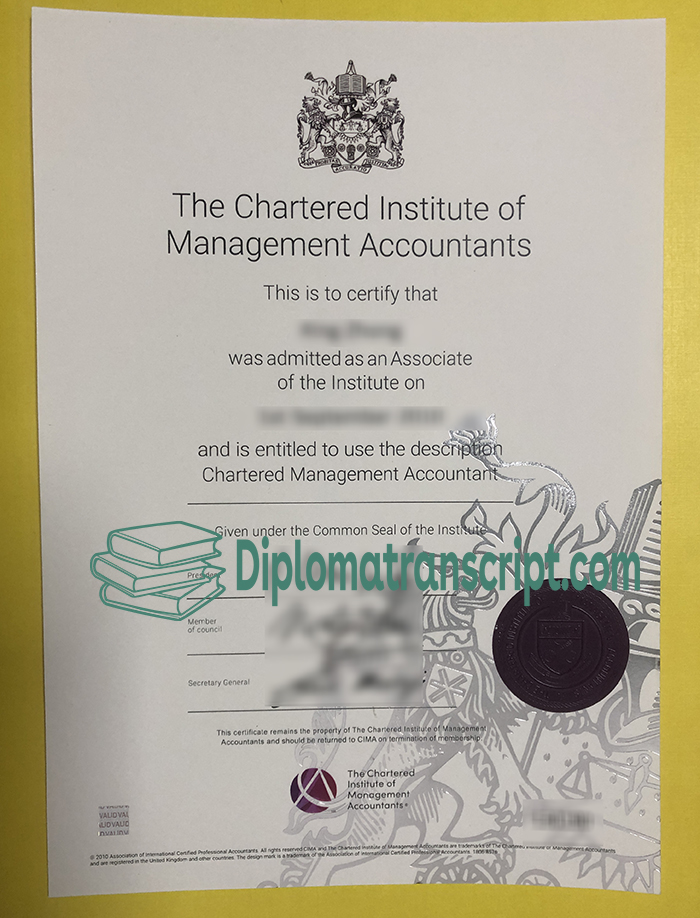 CIMA diploma