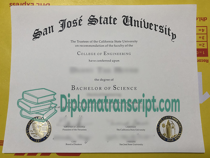 SJSU diploma