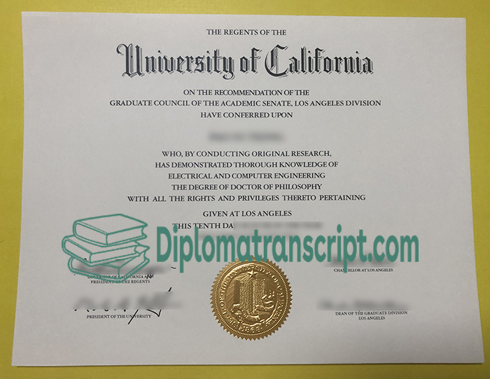 UCLA Doctor of philosophy degree