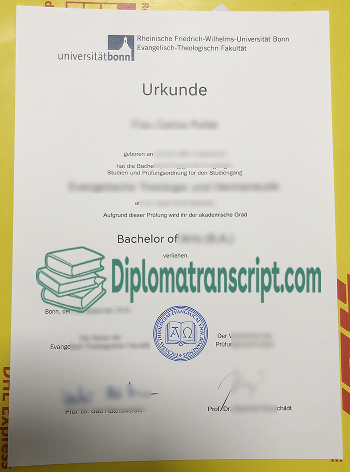 University of Bonn diploma