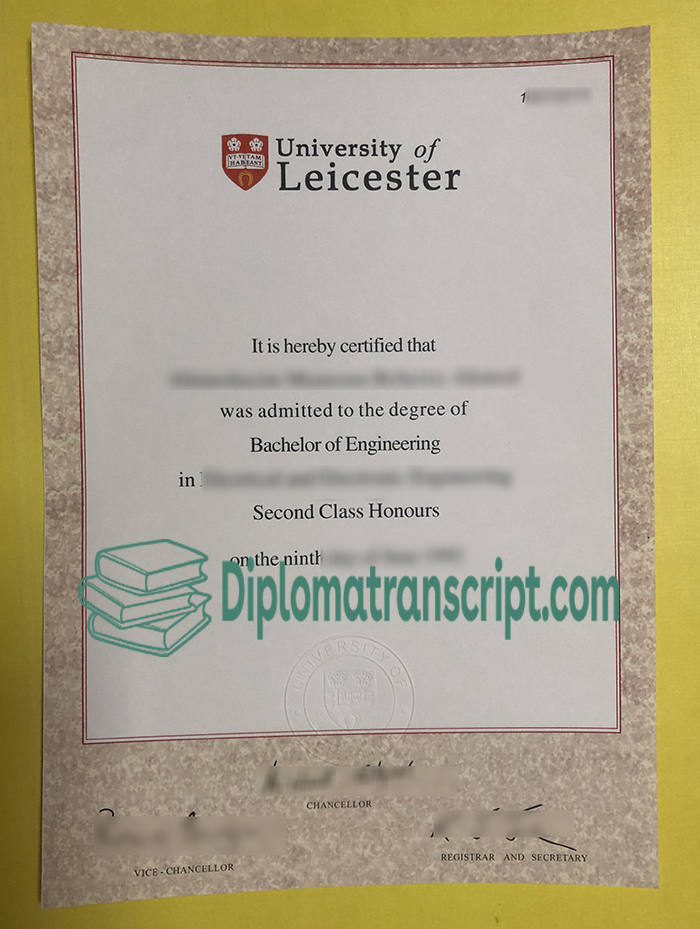 University of Leicester degree