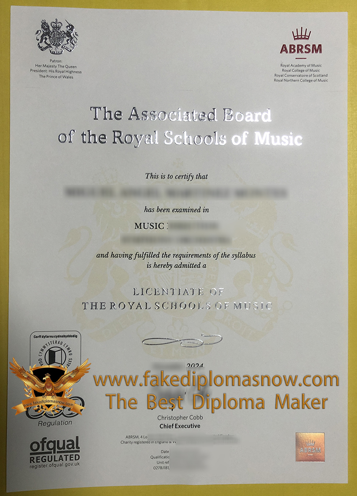 ABRSM certificate