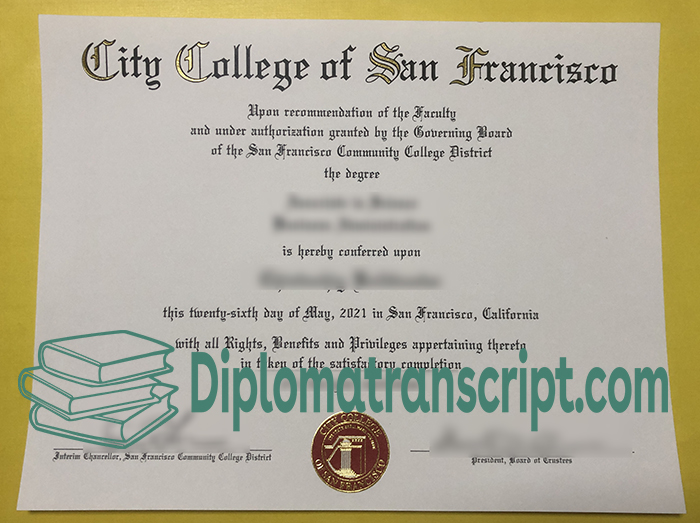 CCSF diploma