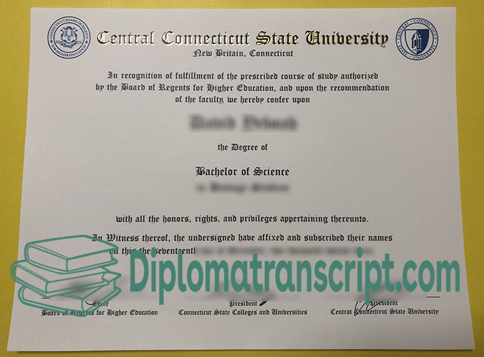 CCSU diploma