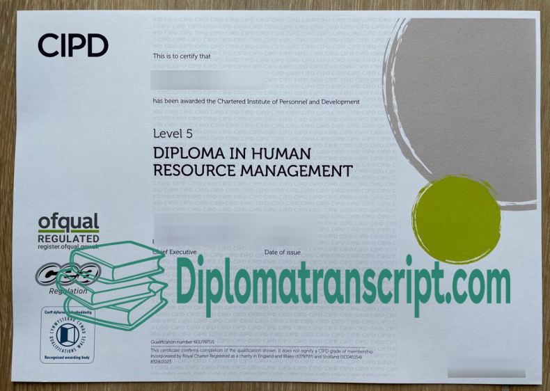 CIPD level 5 diploma in human resource management