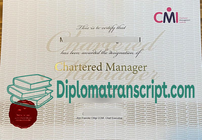 How long to get a CMI Chartered Manager certificate? | Fake Diploma Maker