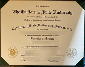 CSUS diploma, Purchase a Sacramento State degree sample