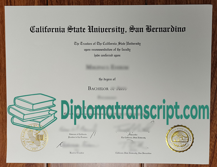 CSUSB diploma