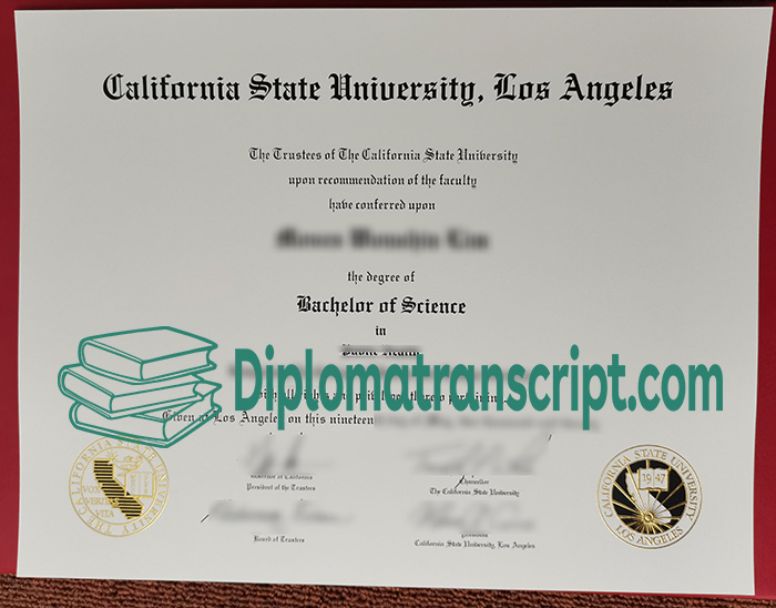 Cal State LA diploma