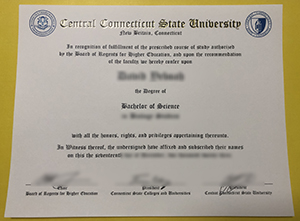 Central Connecticut State University diploma