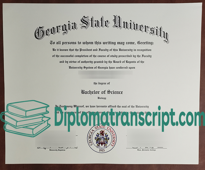 Georgia State University Diploma