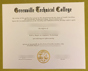 Greenville Technical College degree certificate