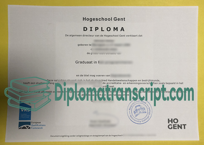 Hogeschool Gent diploma