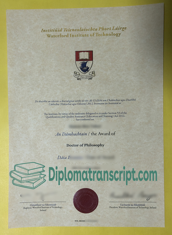 Institiúid Teicneolaíochta Phort Láirge diploma, Copy WIT degree