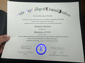 John Jay diploma certificate