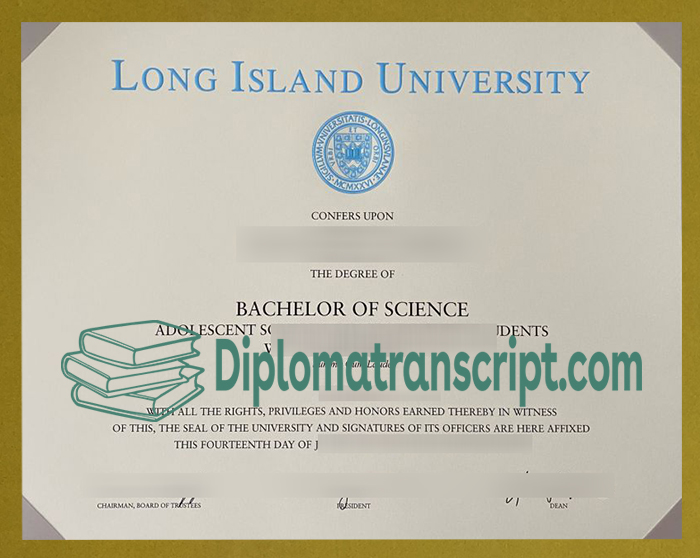 Long Island University diploma