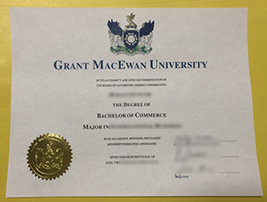 Macewan University Degree Certificate