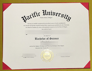 Pacific University Diploma sample