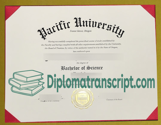 Pacific University Diploma