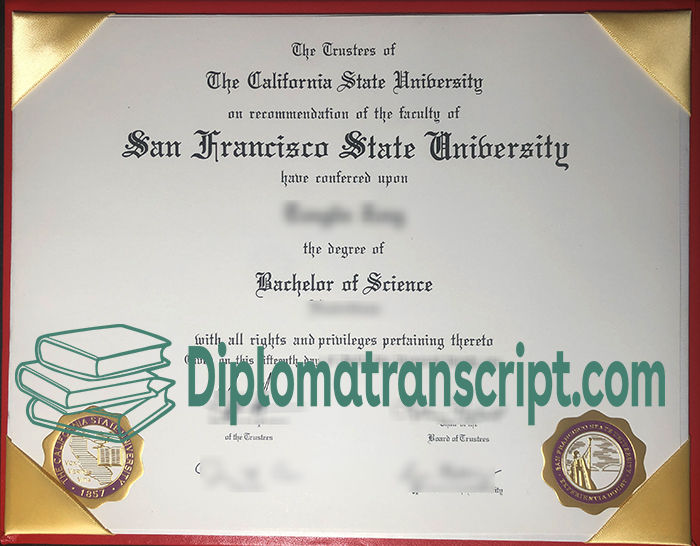 SFSU diploma