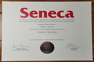 Seneca College diploma sample