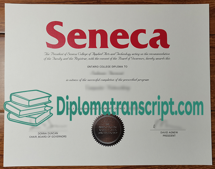 Seneca College diploma