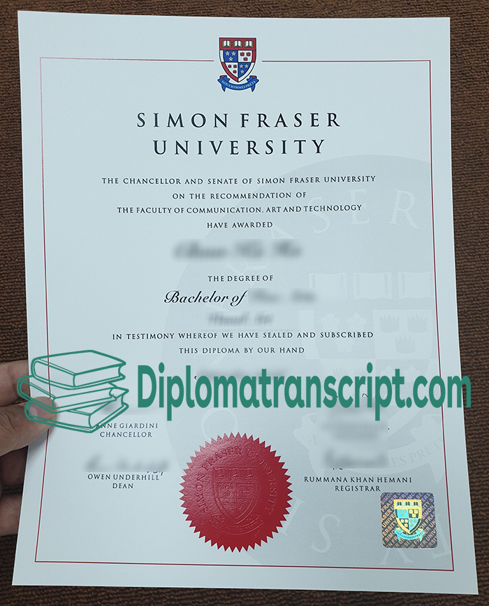 Simon Fraser University Degree