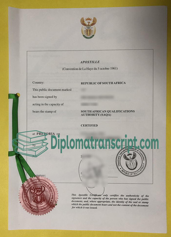 South Africa Apostille