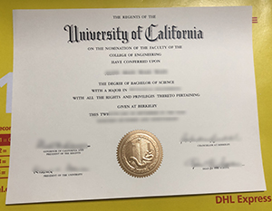 UC Berkeley diploma sample