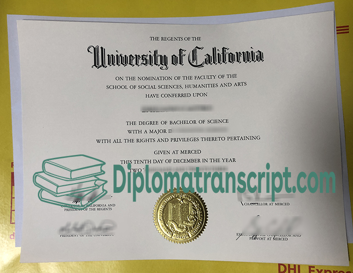 UC Merced diploma