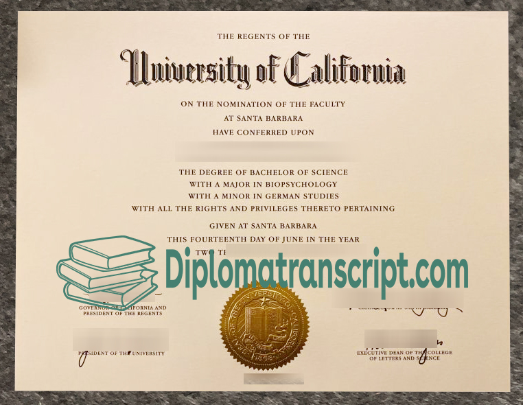 UCSB diploma