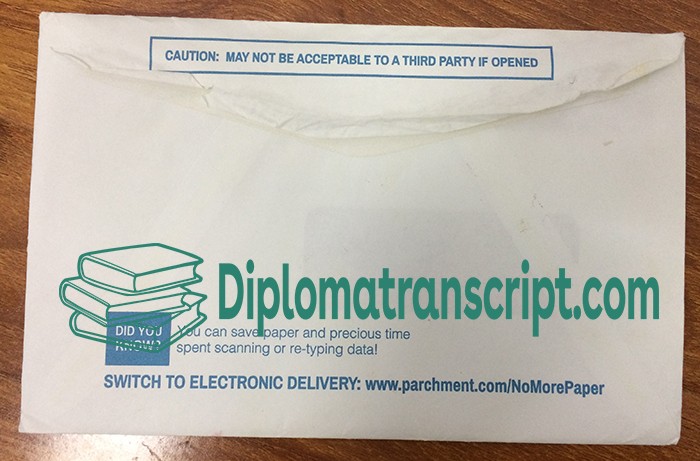 UCSB transcript envelope