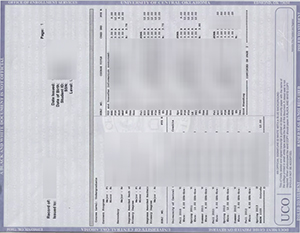 University of Central Oklahoma transcript sample