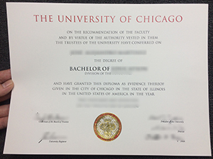 University of Chicago diploma sample