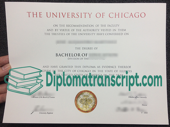  University of Chicago diploma