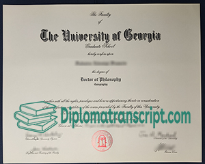 University of Georgia diploma