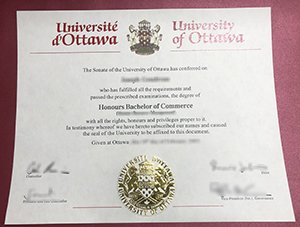 University of Ottawa degree sample