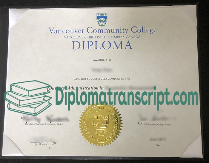 Vancouver Community College diploma