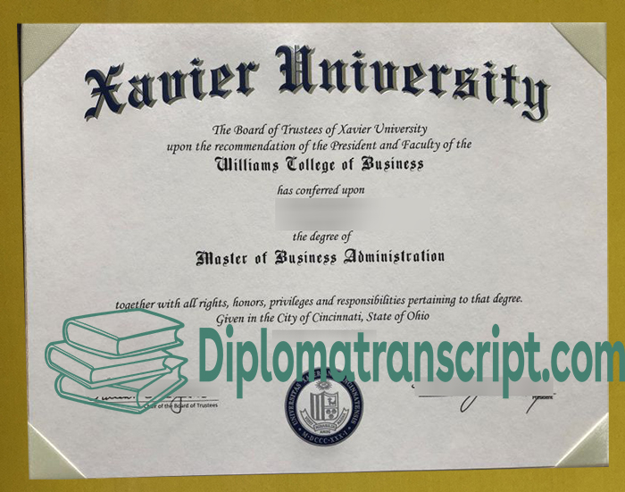 Xavier University degree