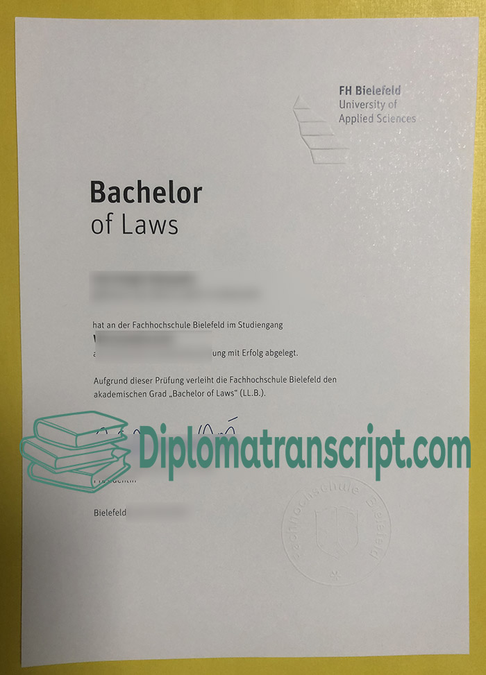 FH Bielefeld University of Applied Sciences diploma