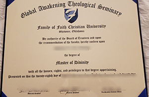 Global Awakening Theological Seminary (GATS) diploma sample