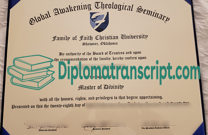 Global Awakening Theological Seminary (GATS) diploma