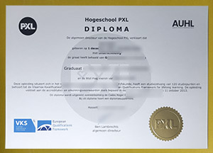 Hogeschool Pxl Diploma Certificate