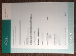 Hogeschool Saxion diploma certificate