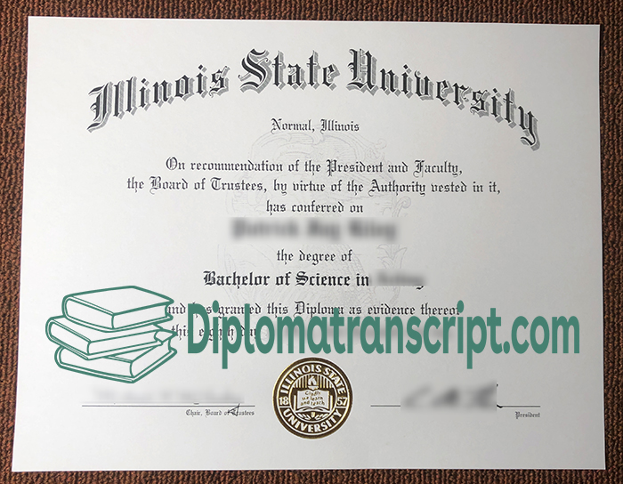 Illinois State University diploma