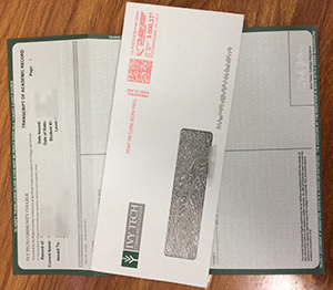 Ivy Tech Community College Transcript and Envelope