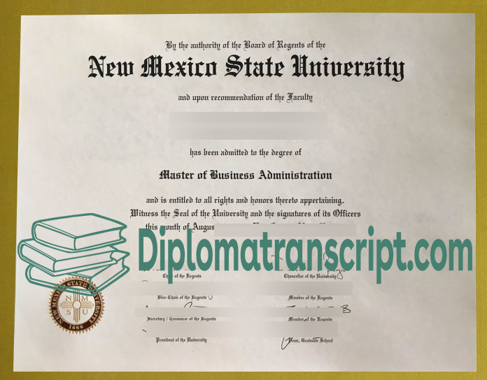 NM State diploma