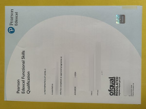 Pearson Esexcel Functional Skills English level 2 certificate sample